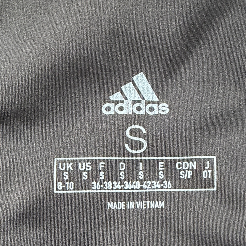 Adidas High Rise Black Performance Leggings - Picture 5 of 5